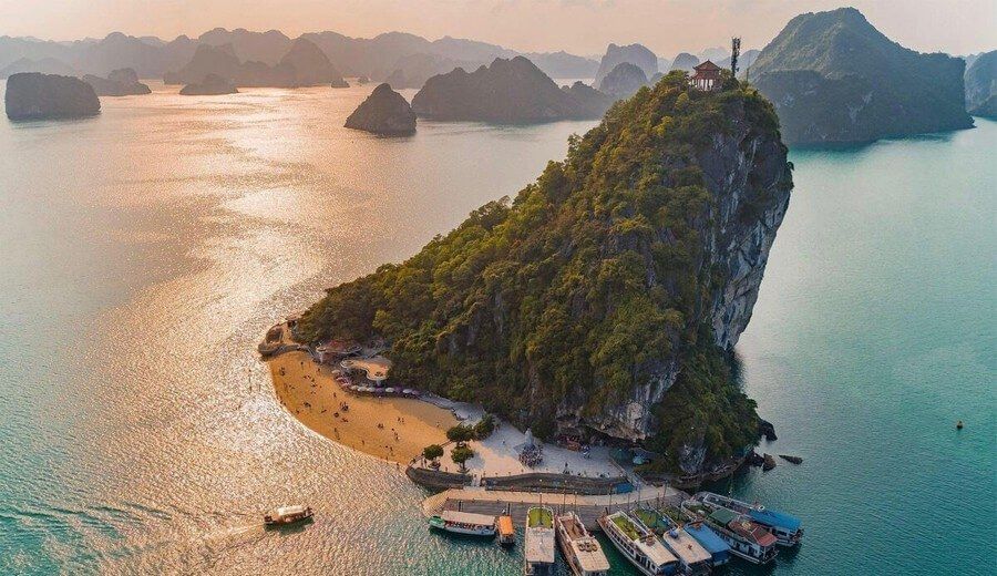 Titov Island Route 2 Halong Bay
