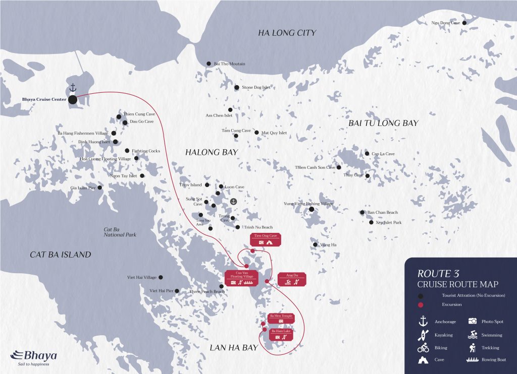 Halong Bay Route 3