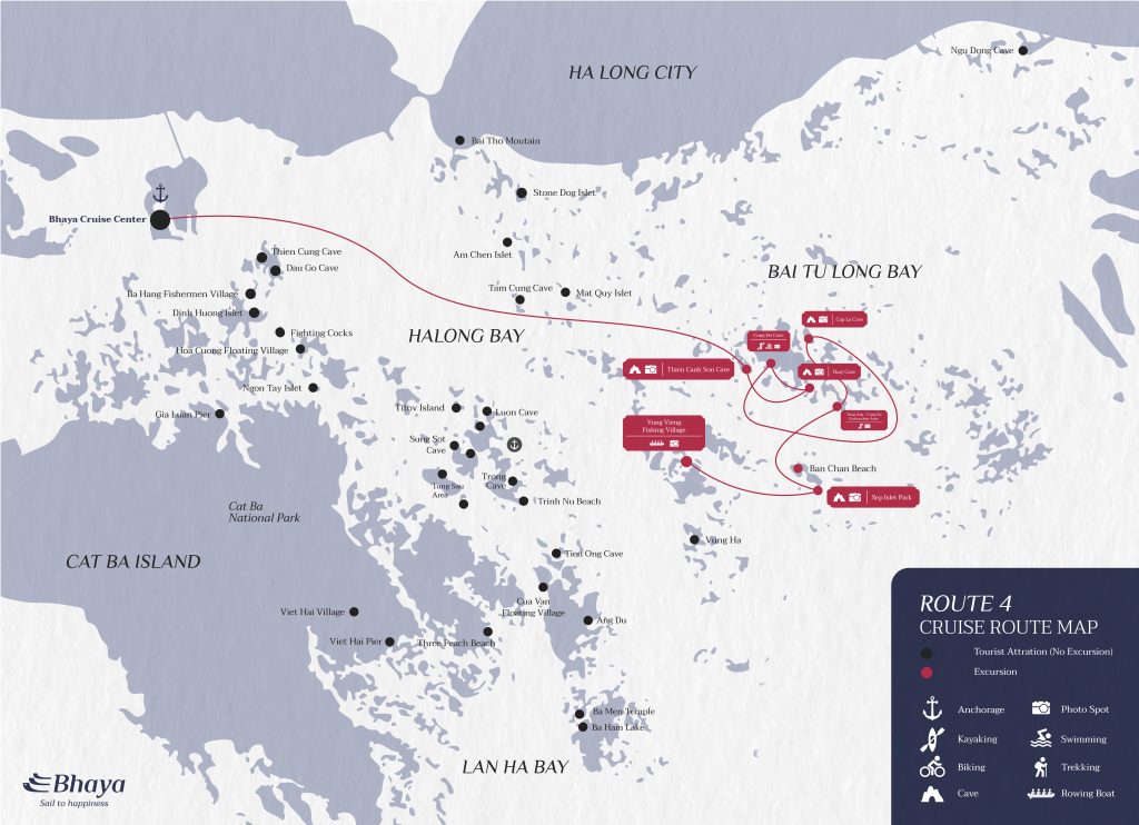 Halong Bay Routemap 4