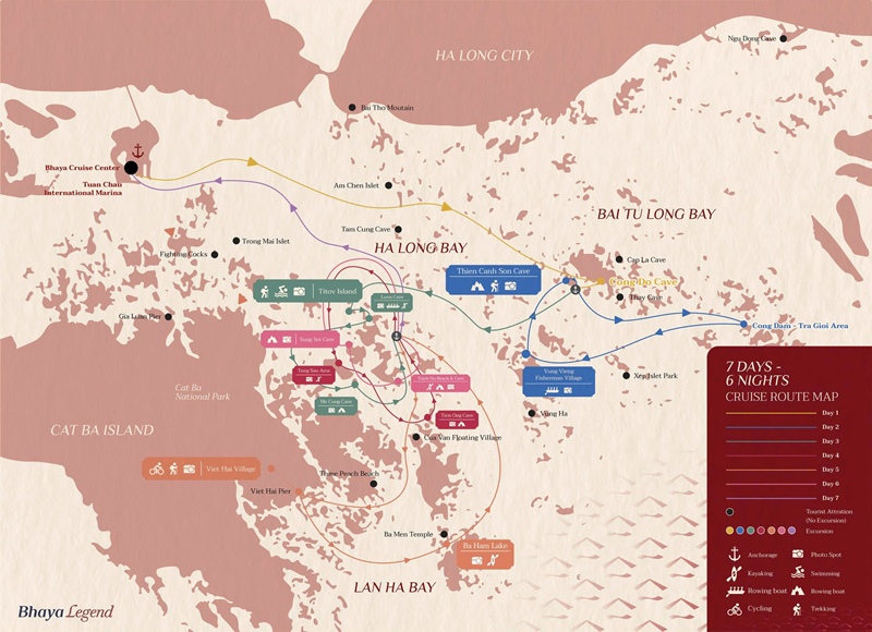 7 day 6 night halong bay cruise