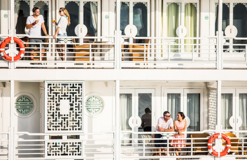 Private Balcony - Au Co Cruise