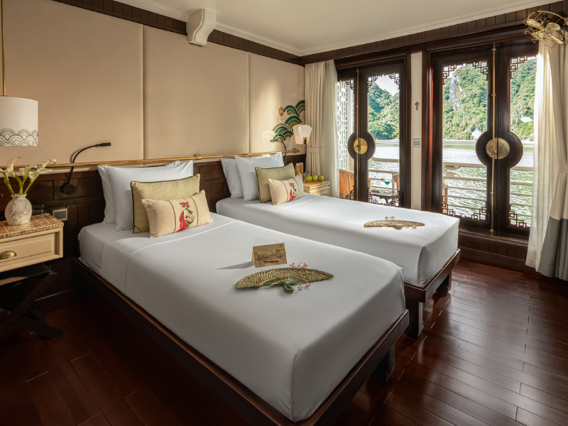 The luxury Au Co Cruise Halong Bay