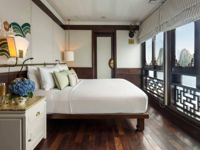 The luxury Au Co Cruise Halong Bay