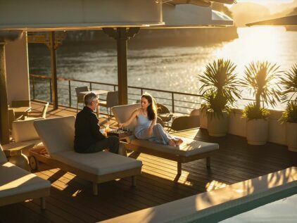 Bhaya Soul outdoor lounge, Halong Bay