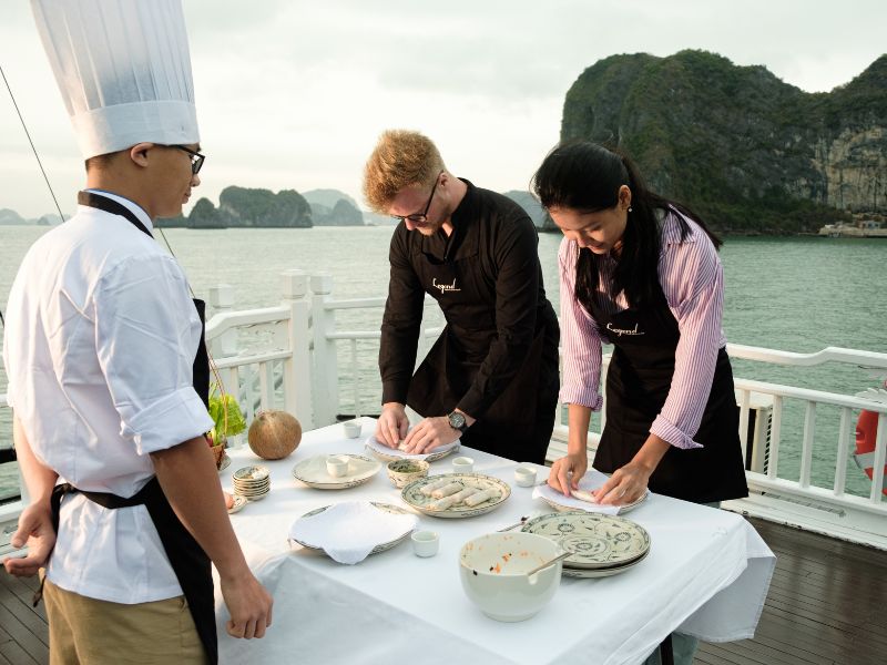Cooking Class Experience aboard Bhaya Legend