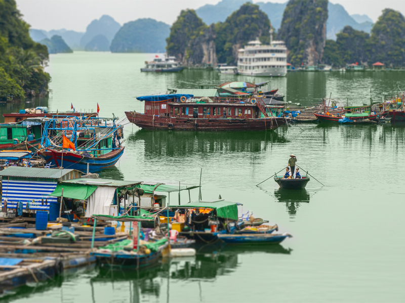 Floating Village Exploration