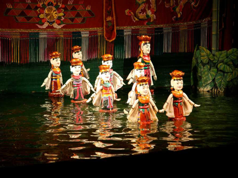 Hanoi water puppet show