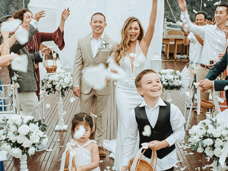Sundeck Wedding Ceremony