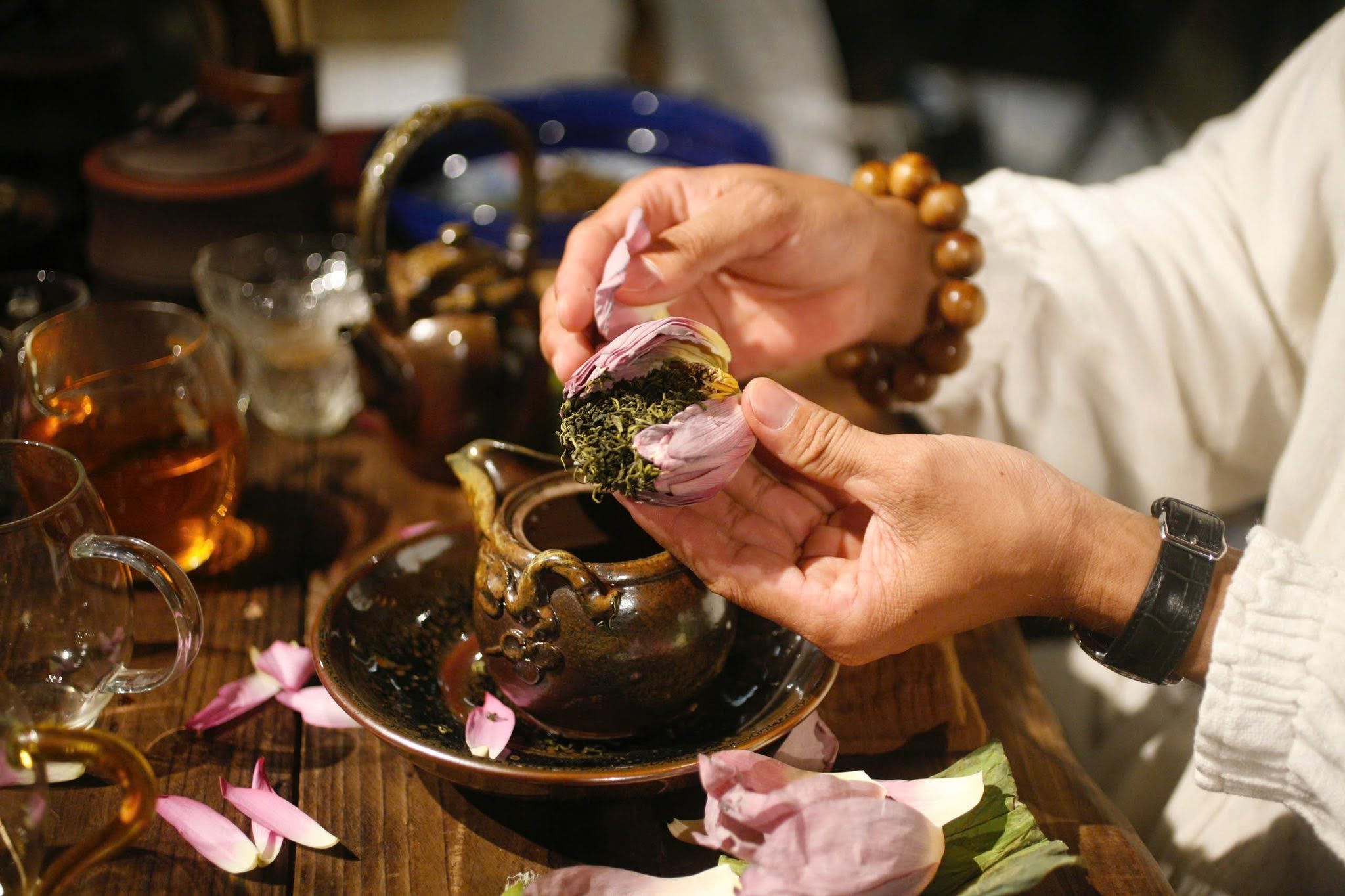 Lotus Tea Ceremony