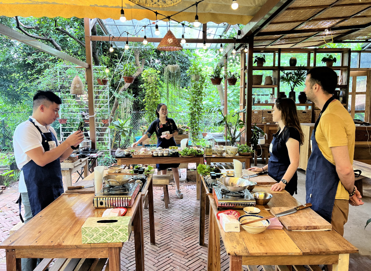 Vietnamese Herb-Garden Cooking Class