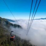 Cable car from sapa to fansipan peak