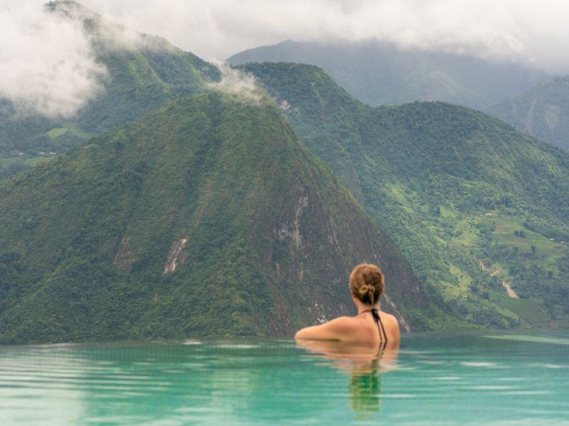 Halong Sapa Tour - Topas Ecolodge's Pool